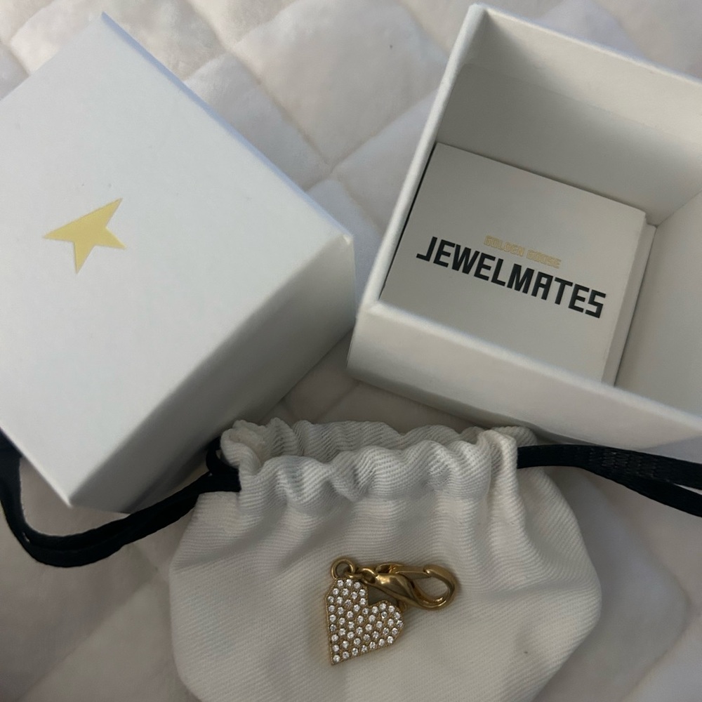 Golden Goose Gold Heart Charm